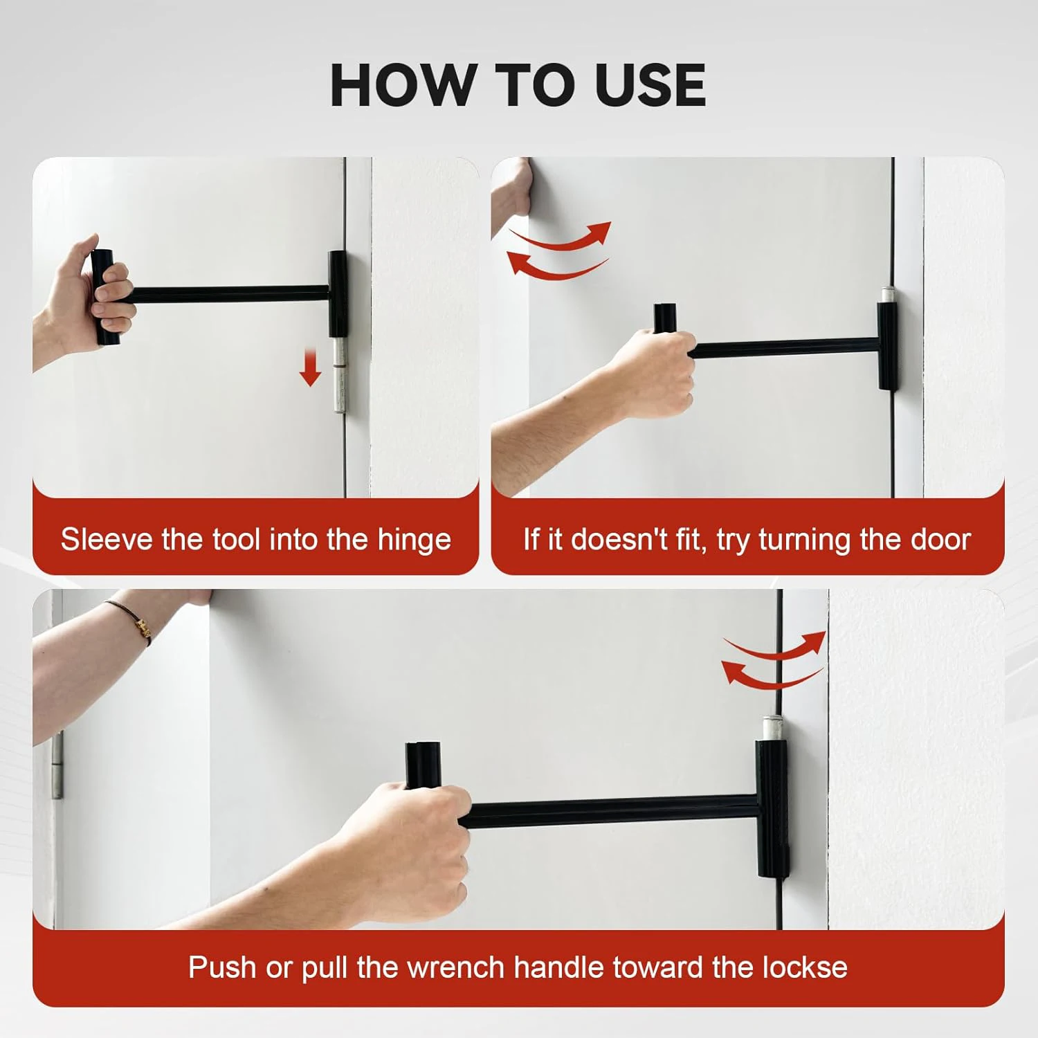 표준 게이지 헤비 듀티 힌지. 134 및. 180 게이지 상용 문짝 힌지 조정 도구, 힌지 벤더, 힌지 조정 렌치 도구