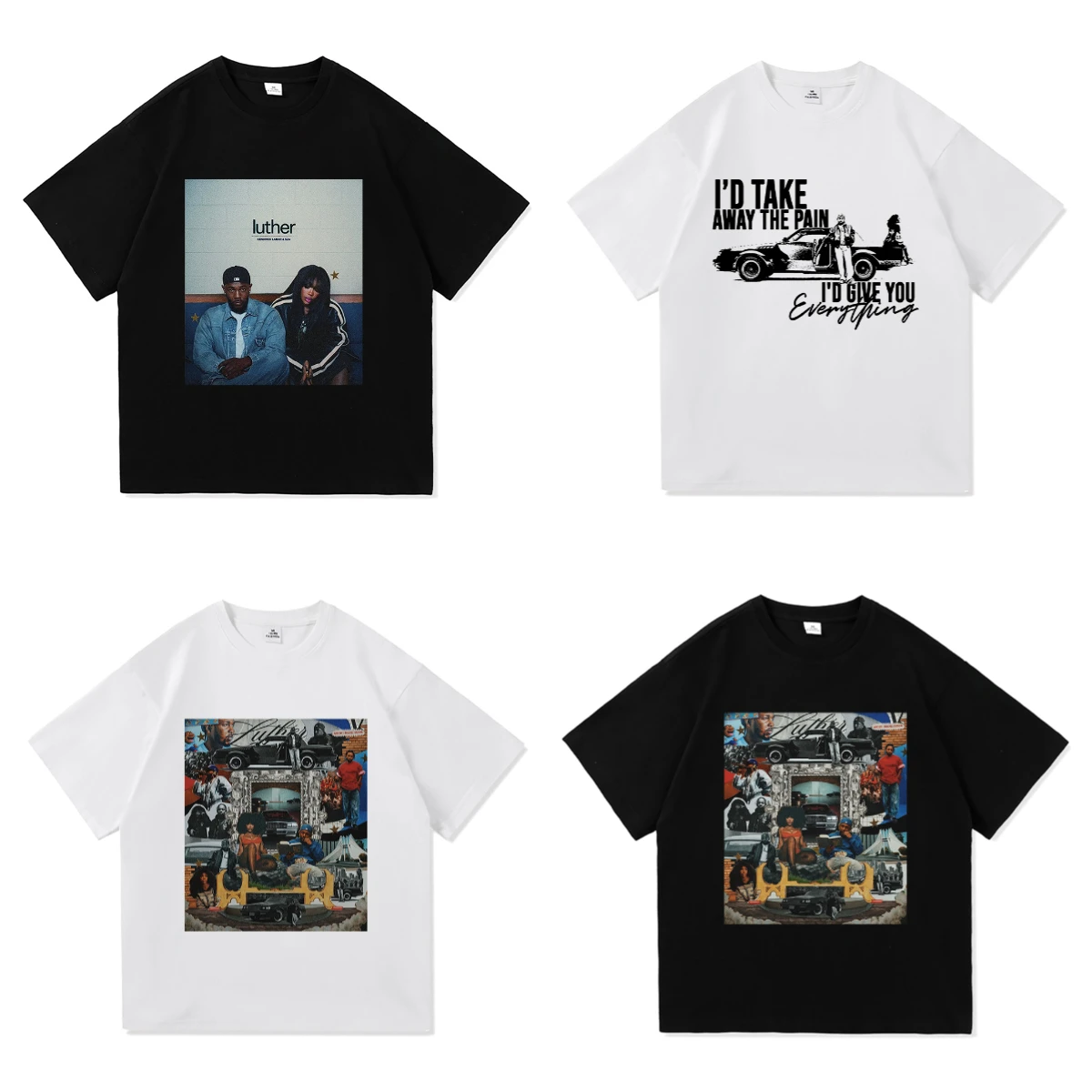 

Kendrick Lamar SZA Luther TShirt 2025 Fashion Men/women Clothing Shiz University Alumni Clothes Cotton TShirts for Days Gifts