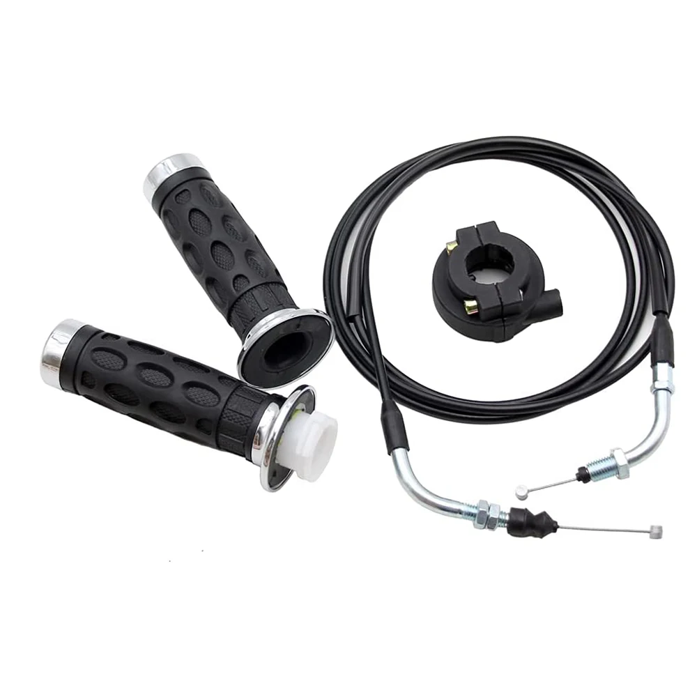 Universal Throttle Twist Grip Set with 78 inch Scooter Throttle Cable for 50Cc 80Cc 125Cc 150Cc GY6