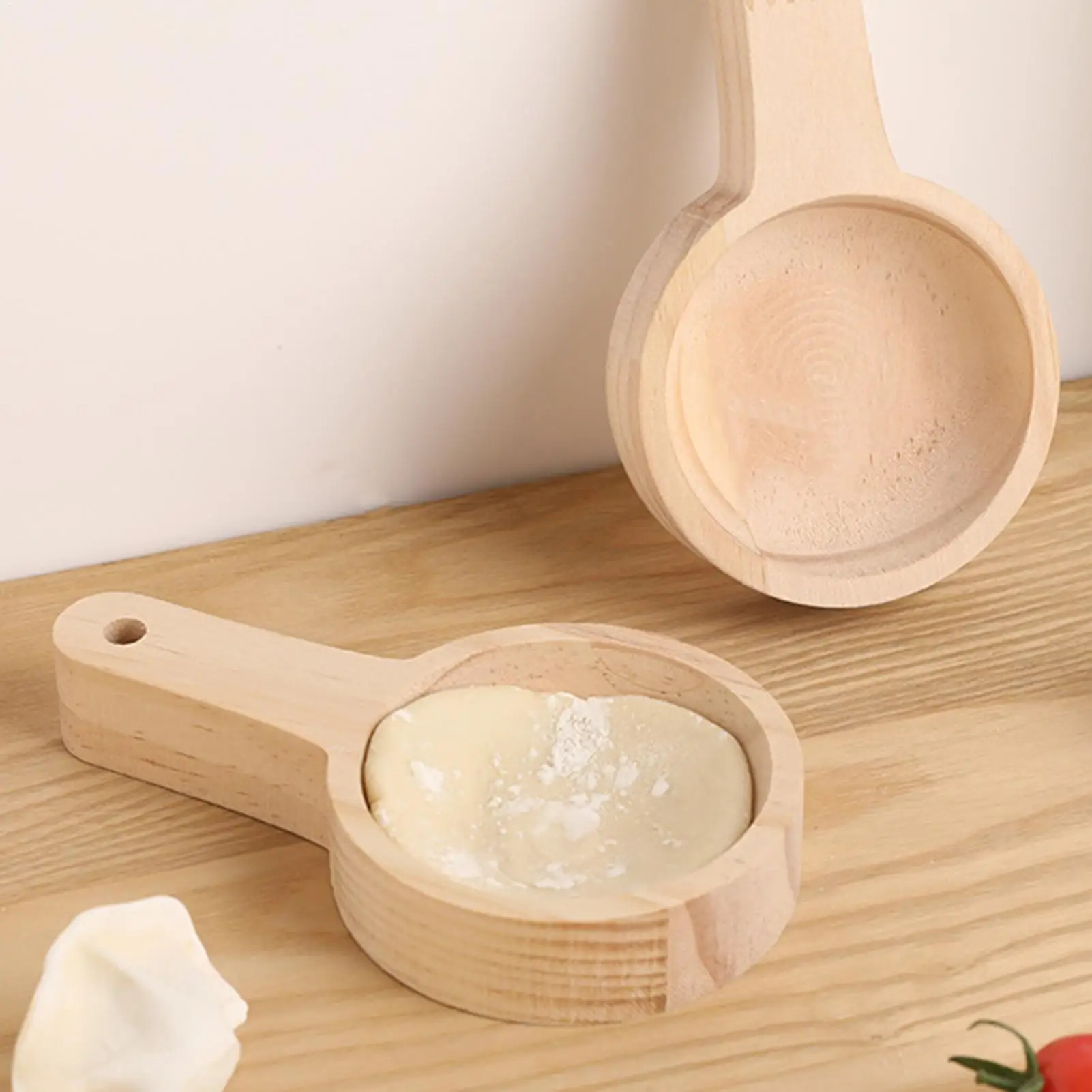 Round Handheld Dumpling Skin Maker Dumpling Wrapper Press for Buns Wonton Pie Pastries Baking Home Kitchen Cooking Gadget - view 3
