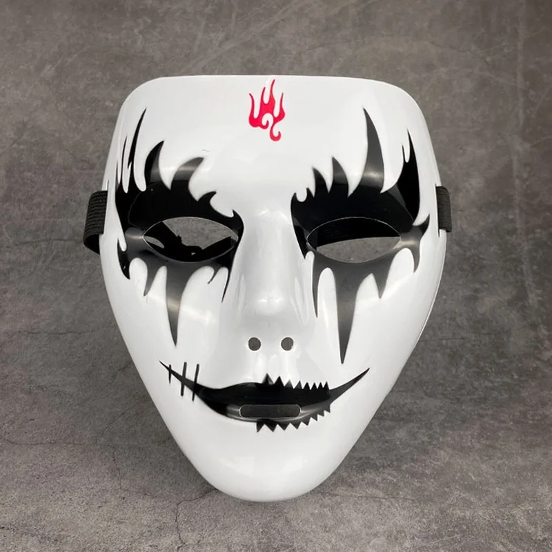 Kids Mask Hot Selling Halloween Props Masquerade Full Face Mask Hip Hop Adult Hand-painted White Street Dance Men Adult Mask