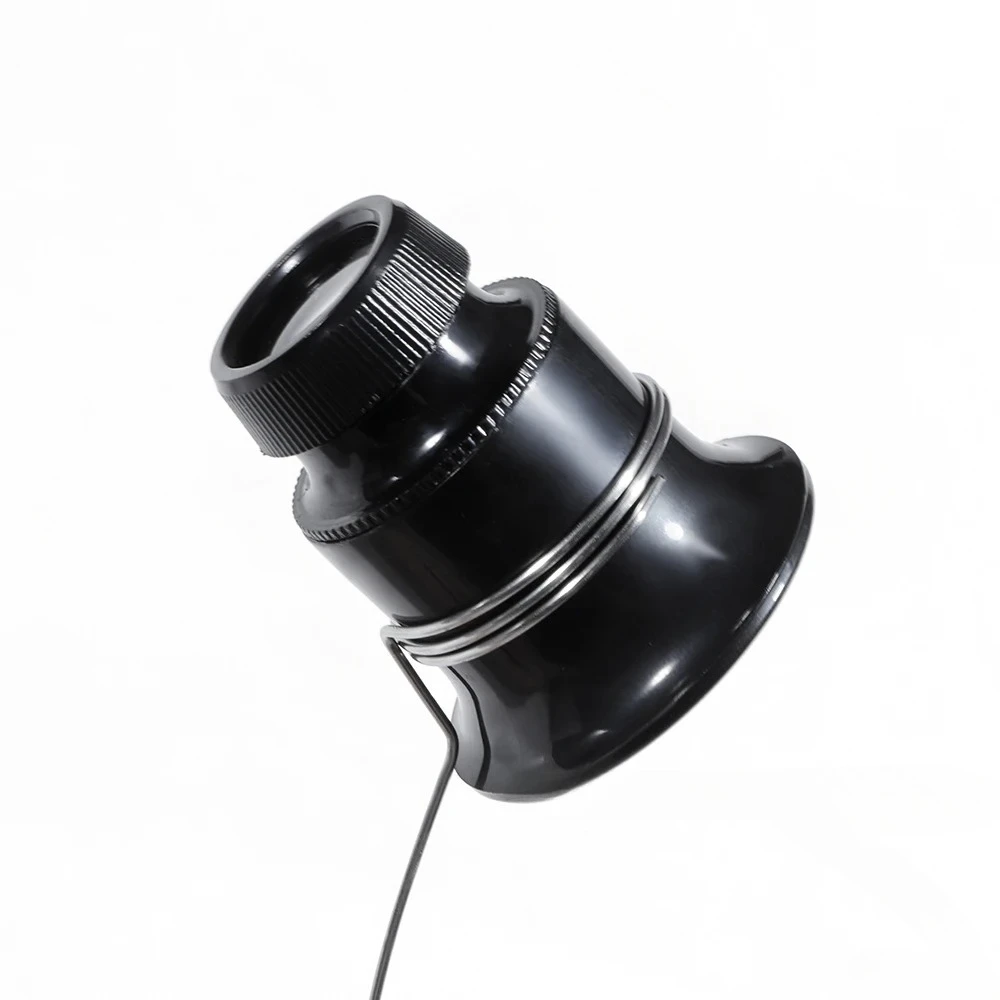 Loupe de Bijoutier 3X 5X 10X 15X 20X, Loupe Monoculaire Portable pour Horloger, Kit d'Outils de Réparation de Montres