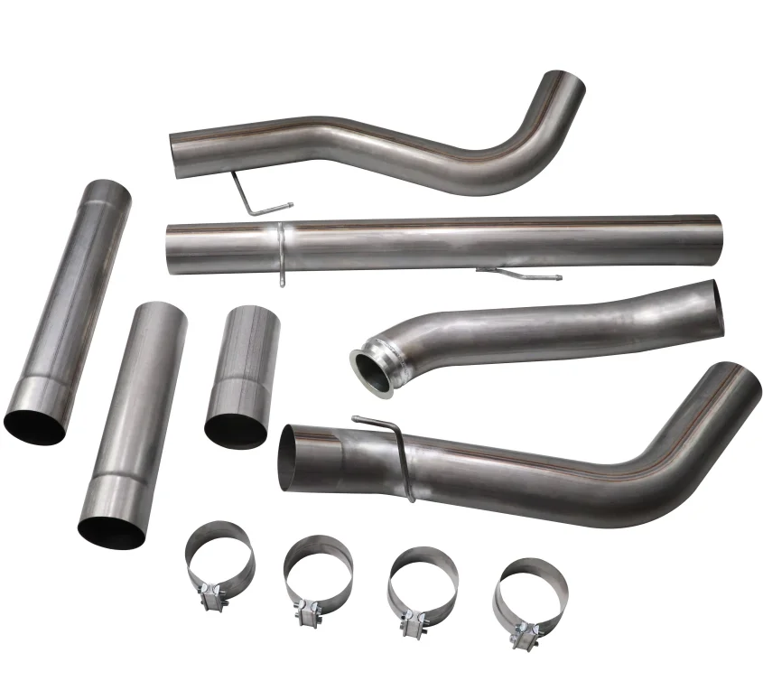 5-inch Exhaust Pipe with Fixture for 2013-2018 Dodge Ram 2500/3500 Cummins 6.7 Diesel Engine - SJ-011