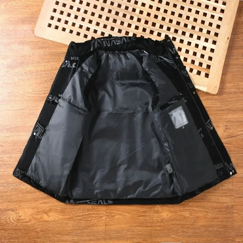 

Зимний мужской пуховый жилет для походов и кемпинга, удобный модный ветрозащитный дышащий толстый и теплый жилет, зимнее тепло