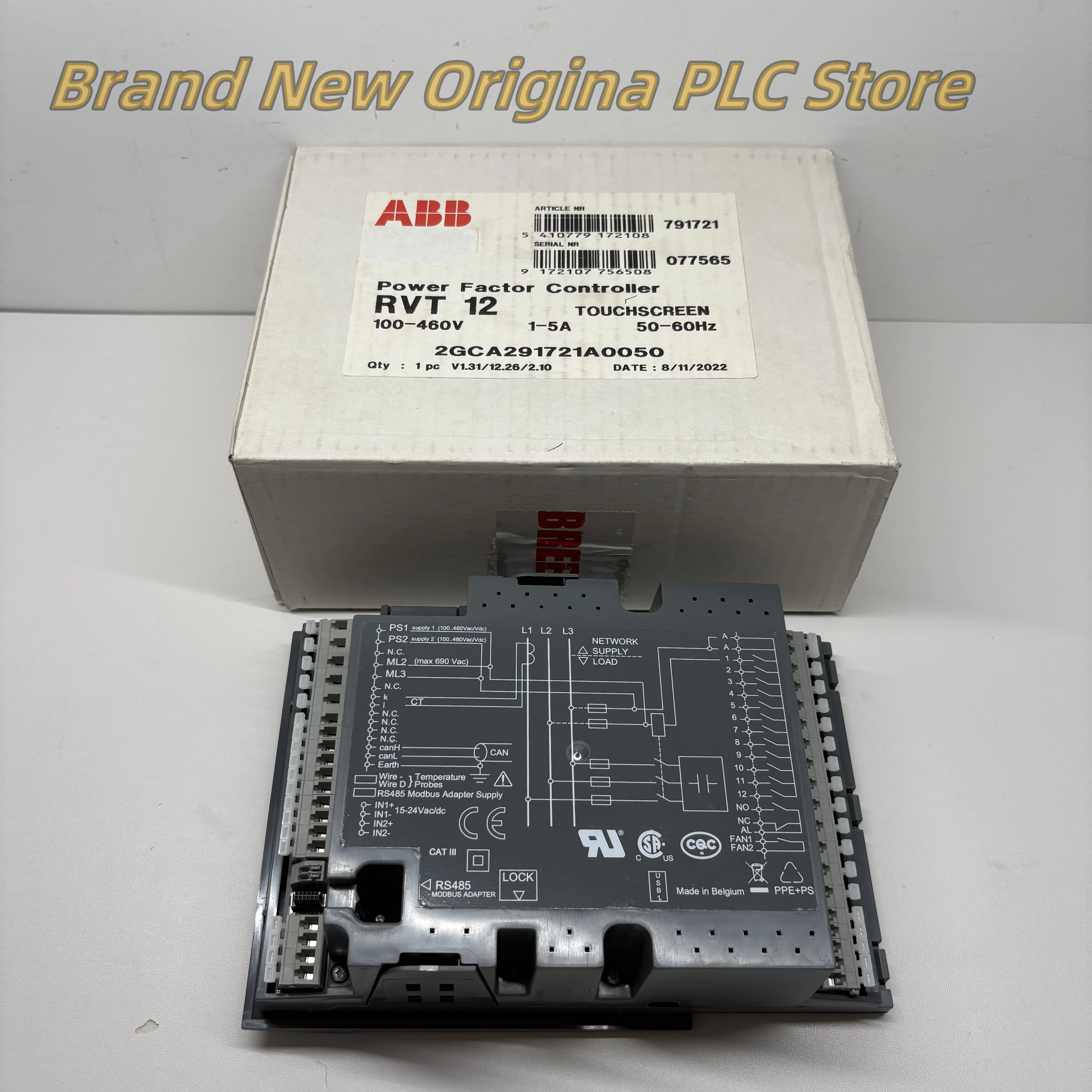 

RVT-12 RVT12 2GCA291721A0050 Контроллер коэффициента мощности, новый