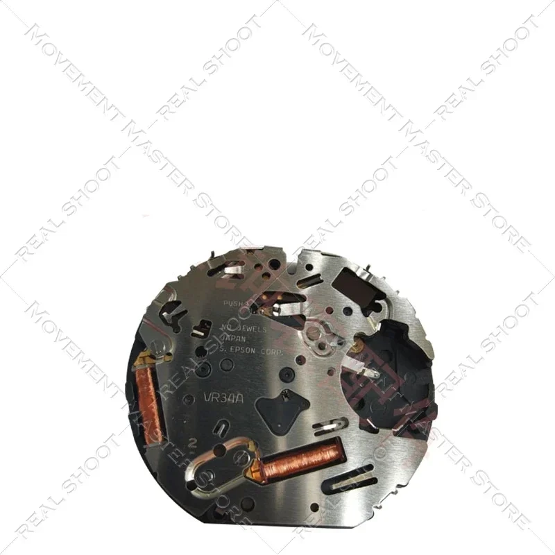Nuovo movimento al quarzo VR34 originale giapponese VR34A movimento multifunzionale a sei pin accessori per il movimento dell'orologio