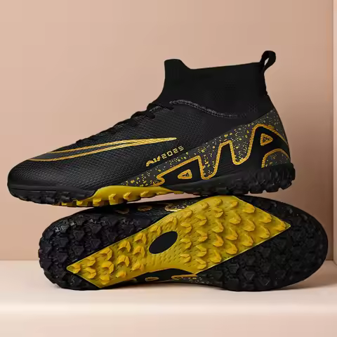 Original Men Soccer Shoes Outdoor Football Boots Field Turf Cleats Society Footeball Shoes Professional High Quality Sneaker