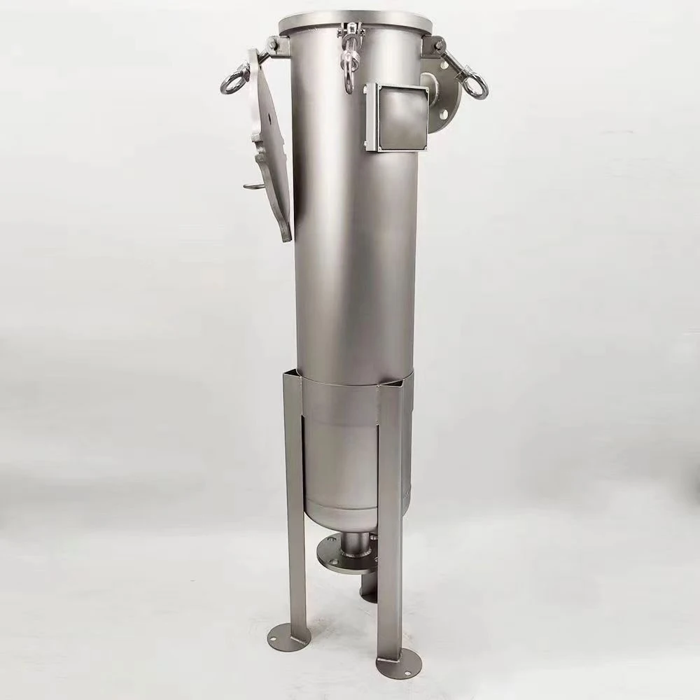 Custom Side Entry 304  316 Stainless Steel PP Nylon Filter Bag Housing With BSP Flange Type