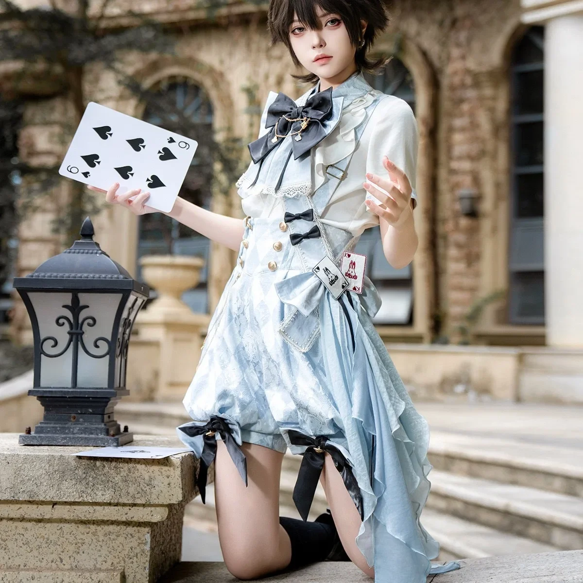 Lolita Time Alice Little Idol Prince Dress 2026 Original Genuine Lolita Strap Pants Top Flower Strap Cos Girl Set