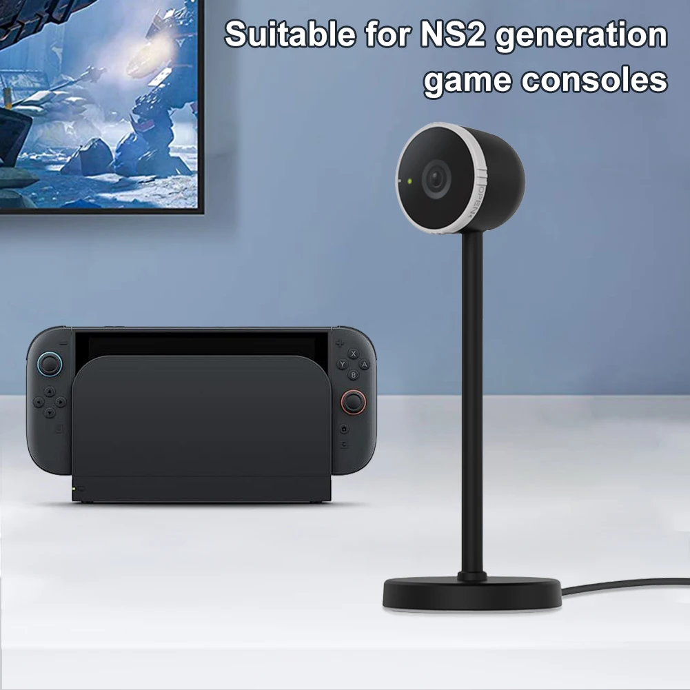 

HD-камера для игровой консоли Switch 2, широкоугольный объектив, USB Type-C, 1080P, камера для видеочата с окружающим освещением, игровые аксессуары