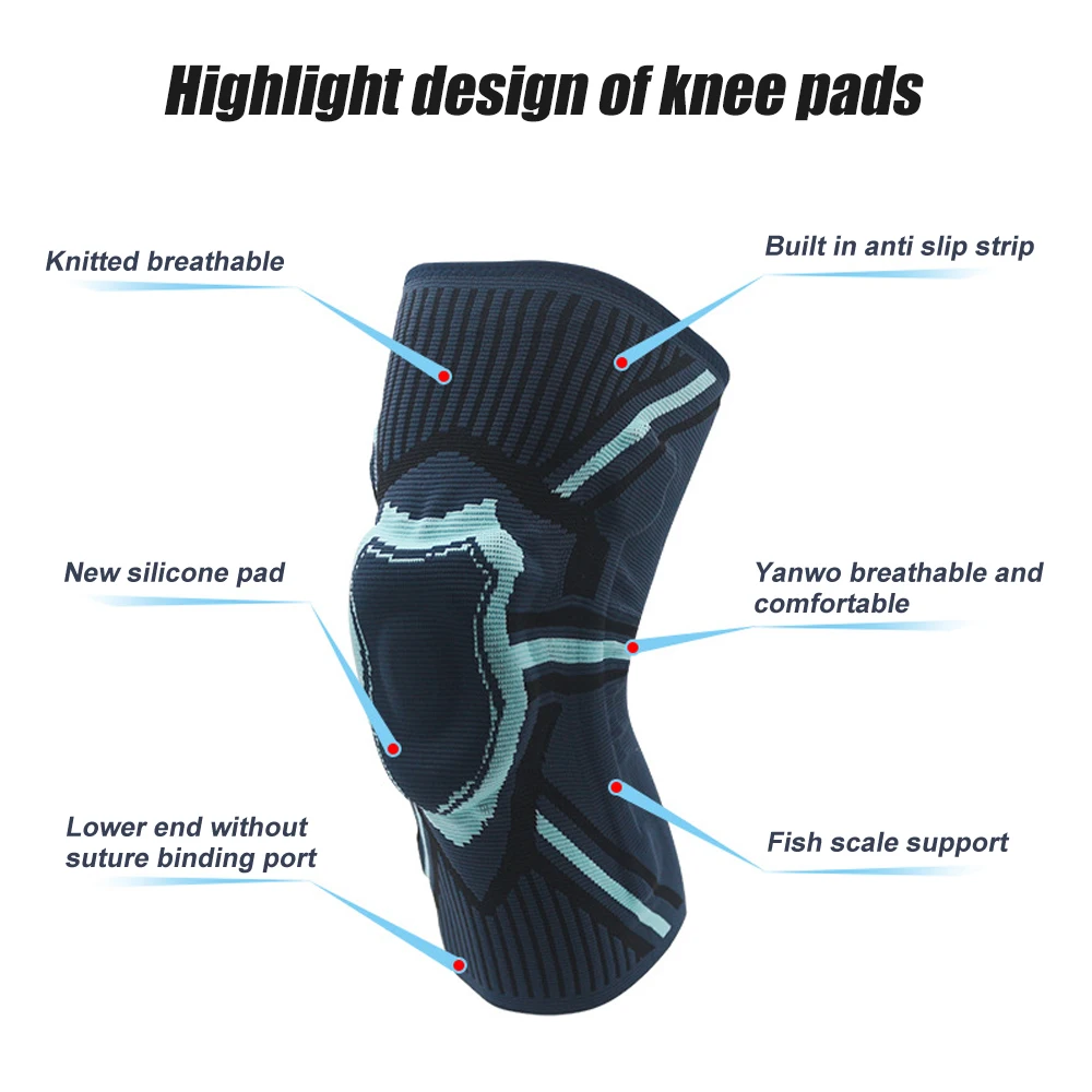 1PCS Professional Knee Brace for Pain Relief,Knee Support with Patella Gel Pad & Side Stabilizers,for Meniscus Tear,Arthritis