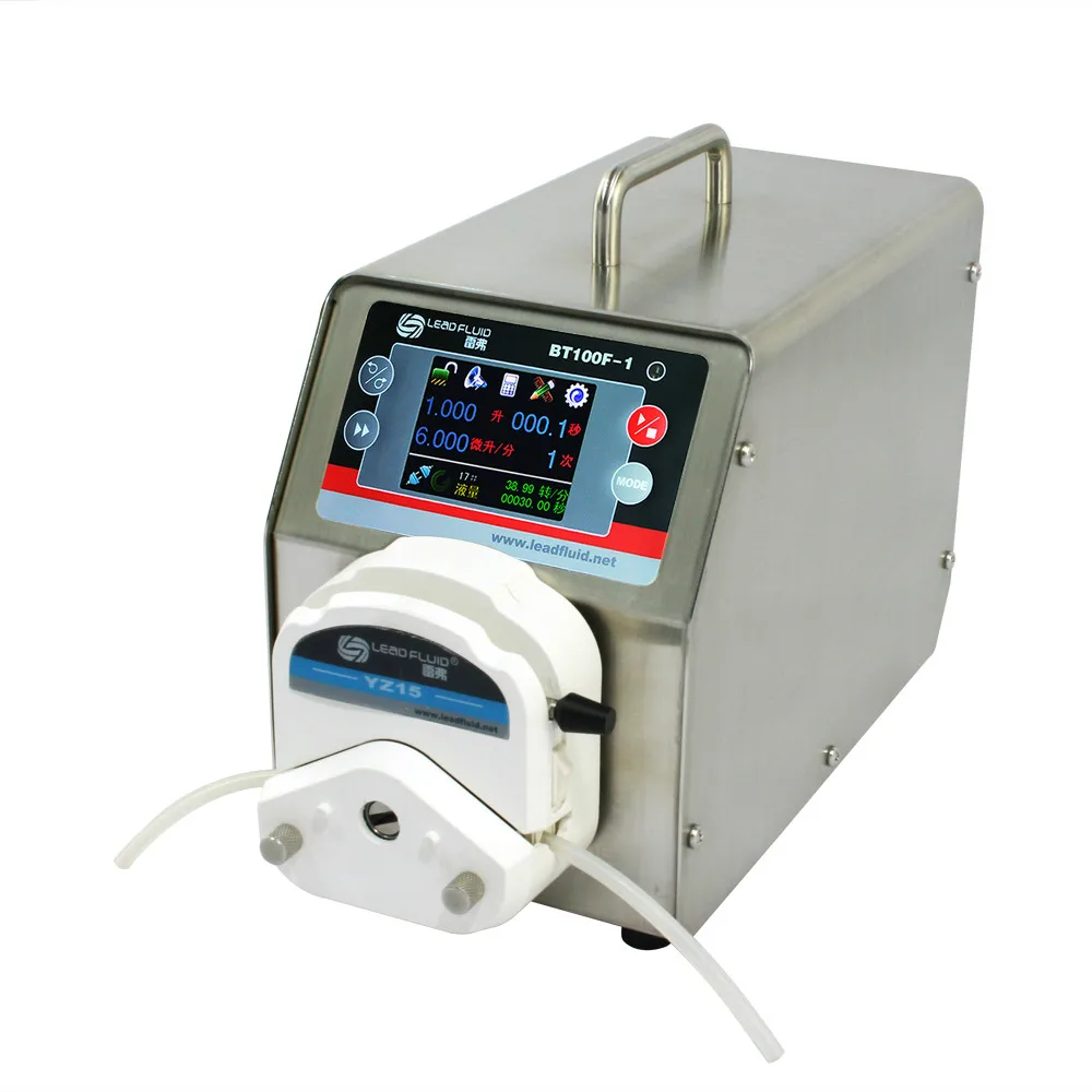 Lead Fliuid Intelligent Liquid Filling Peristaltic Pump BT100F with YZ15