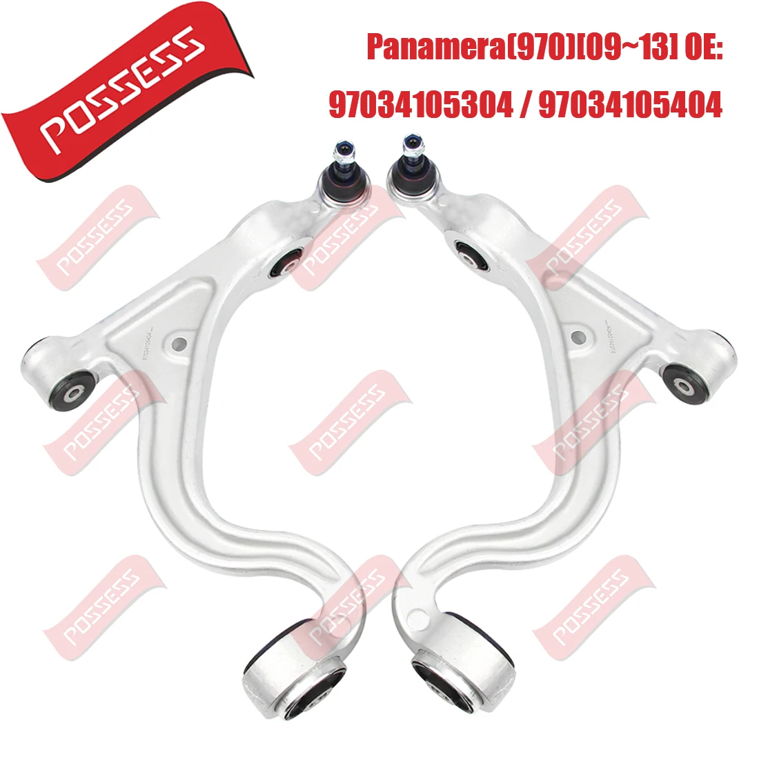 10 Pieces Front Axle Suspension Control Arm Stabilizer Link Tie Rod Kits For Porsche Panamera 970 3.0 3.6 4.8 Turbo 2009-2016