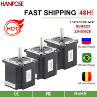 HANPOSE BEST SALE NEMA23 Stepper Motor 23HS5628 -8MM 1.8degree 2.8A 126N.cm 57 Series motor for CNC 3D Medical machinery