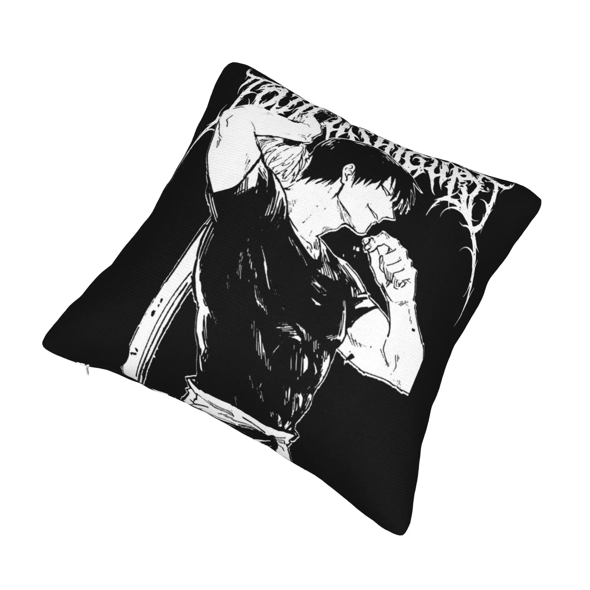Sorcerer Killer Toji Fushiguro Pillowcase Soft Cushion Cover Decorative Anime Throw Pillow Case Cover Home Square 45X45cm