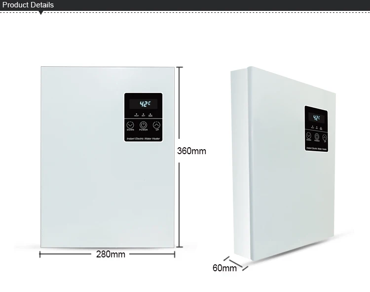 휴대용 전기 온수기, 인스턴트 전기 샤워, 11kW