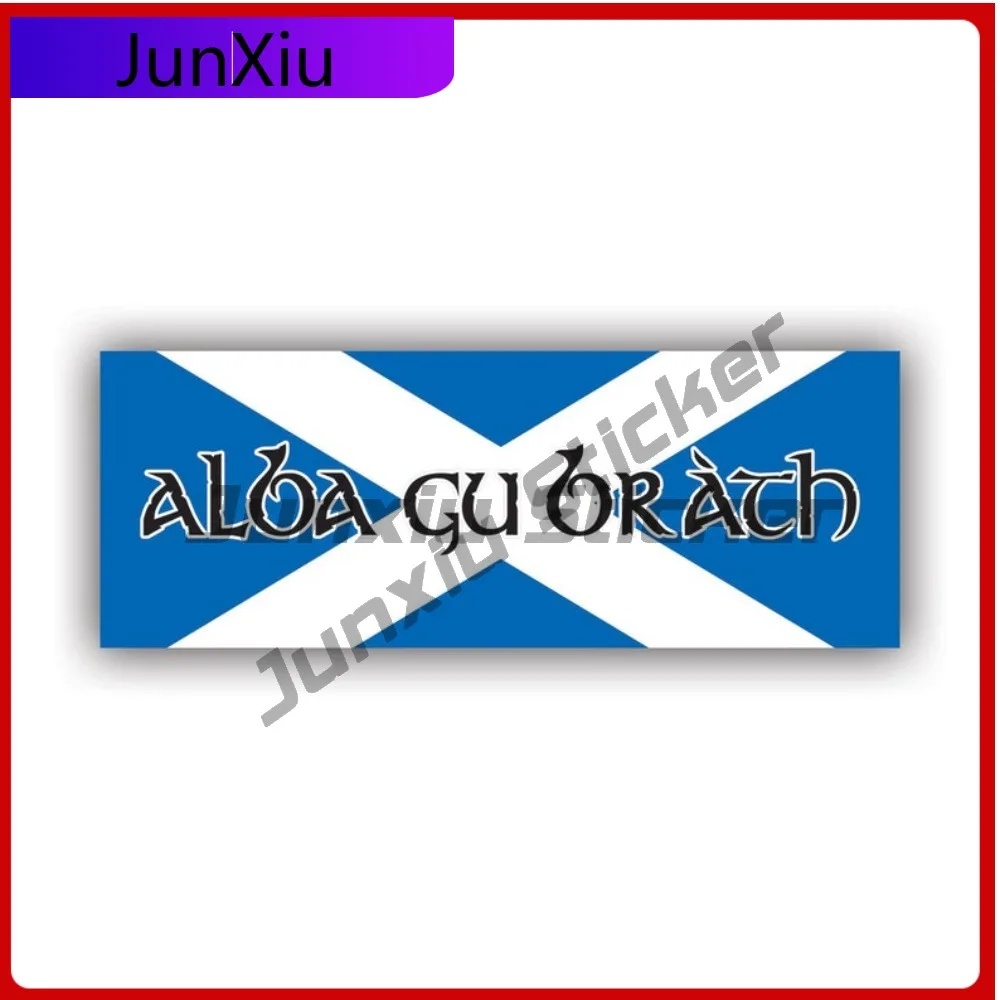

Scotland Forever Sticker Weather Resistant Scratch Resistant Cool For Rear Windshield Truck Bumper Removable Easy Apply Decor