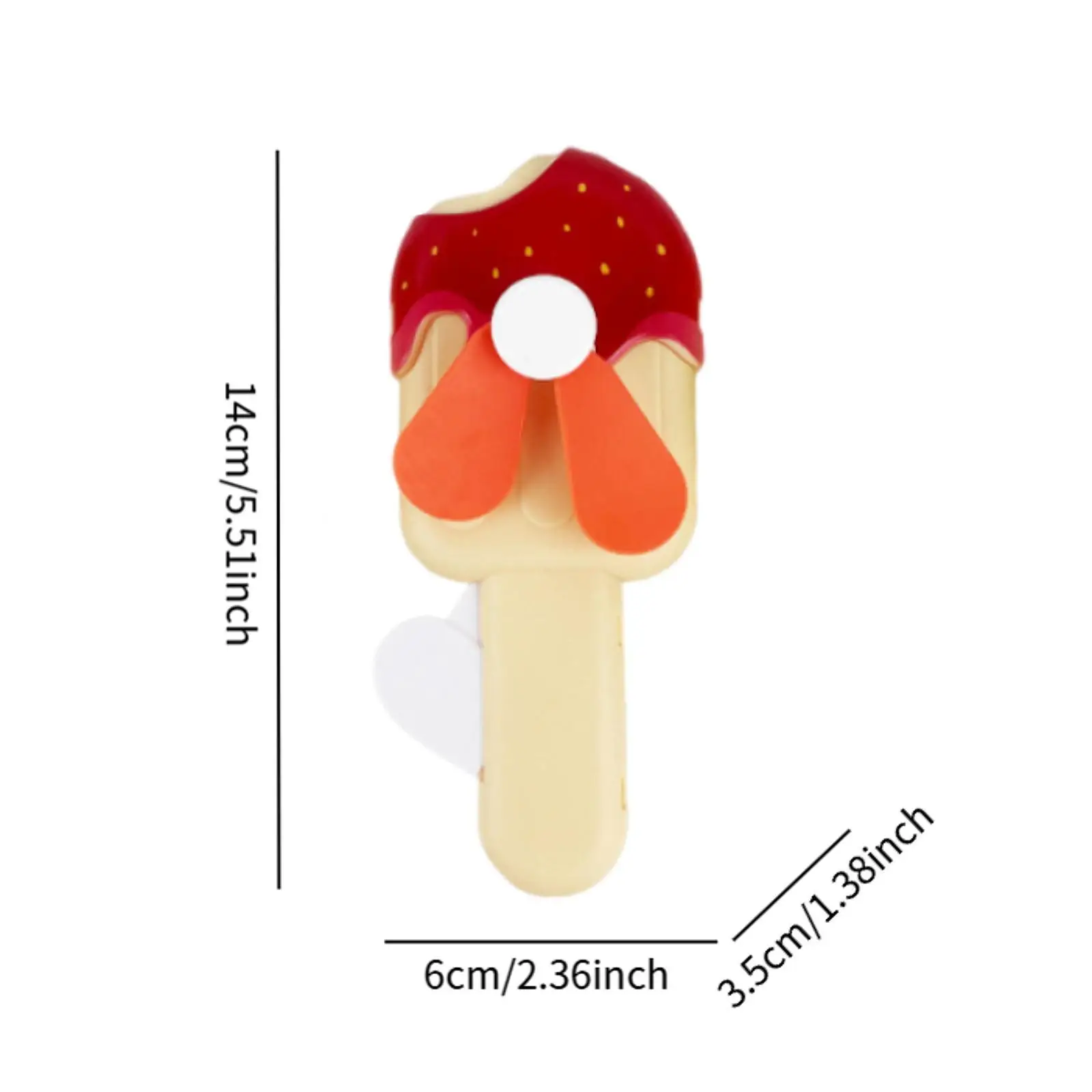 Ventilatore portatile Pressa manuale Ventilatore personale leggero e adorabile Colore casuale