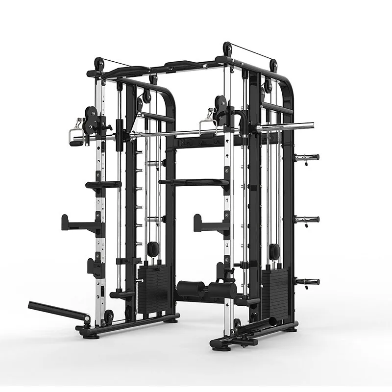 Professional Fitness Equipment XRN1001 Smith Machine Multi Gym with Cable Pulleys
