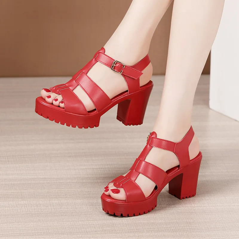 32-43 Ladies Elegant Summer Shoes For Women Beach Wedge High Heel Sexy Platform Sandal Woman New 2022 High Quality Female Shoes