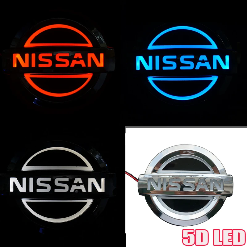 5D Led سيارة الخلفي الجذع شعار ضوء لنيسان قاشقاي J11 J10 Teana X Trail T32 Juke Sentra Sylphy ألميرا فيرسا اكسسوارات