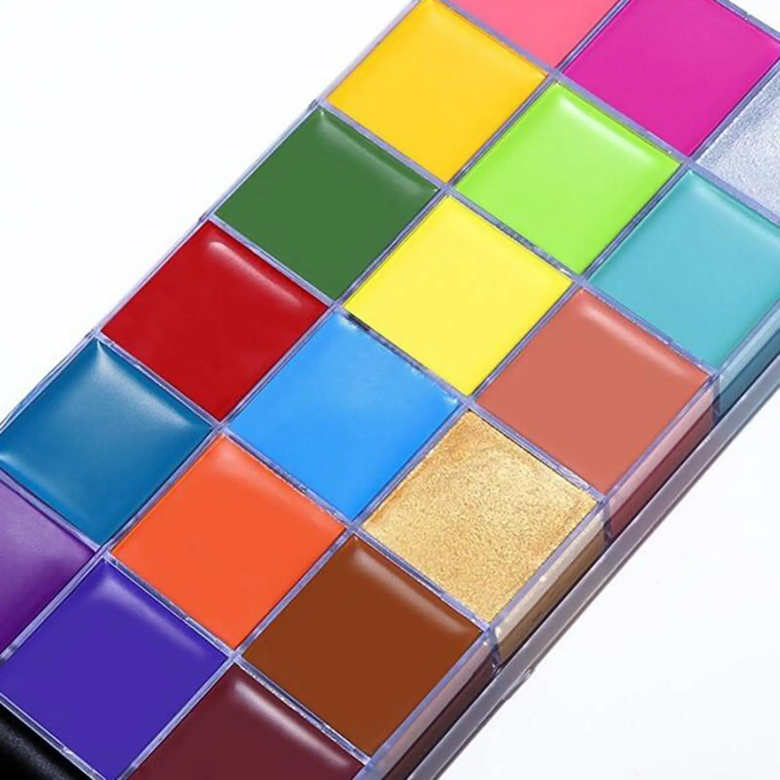 لوحة طلاء الوجه والجسم القائمة على الزيت مكونة من 20 لونًا لإكسسوارات طلاء المكياج للنساء والرجال والأطفال وحفلات الهالوين #2