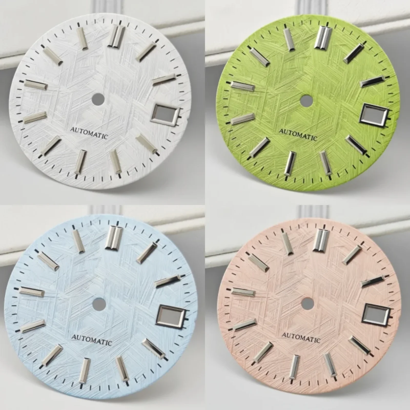 NH35 Watch Dial  28.5mm Texture Watch Faces Modified Men's Watch Accessories for NH35 Movement Diy Parts
