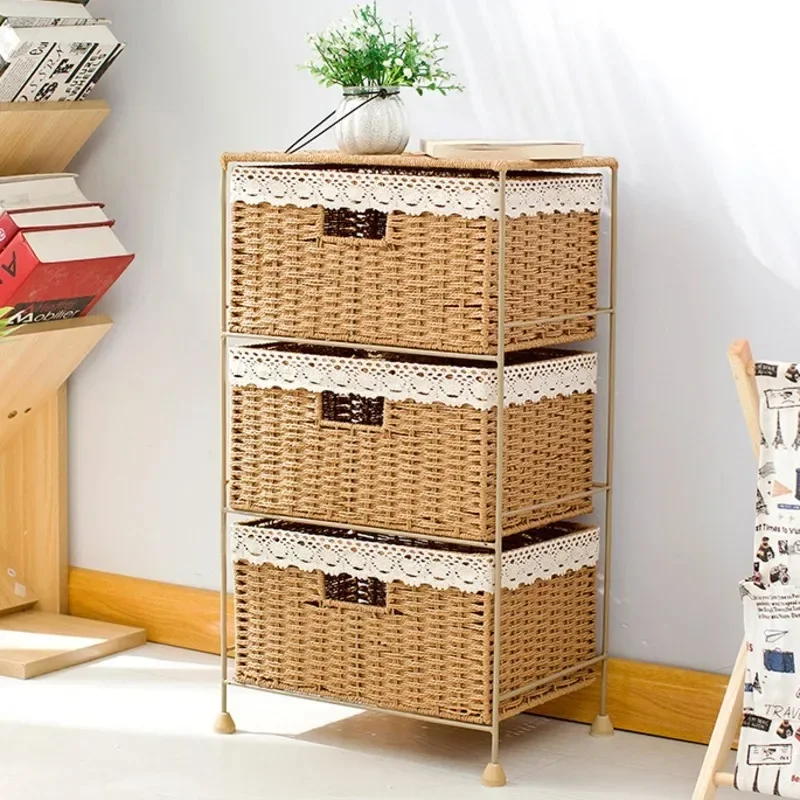 Multi-layer Storage Drawer Living Room Classification Storage Cabinet Multi-functional Simple Children's Toys Organizing Rack