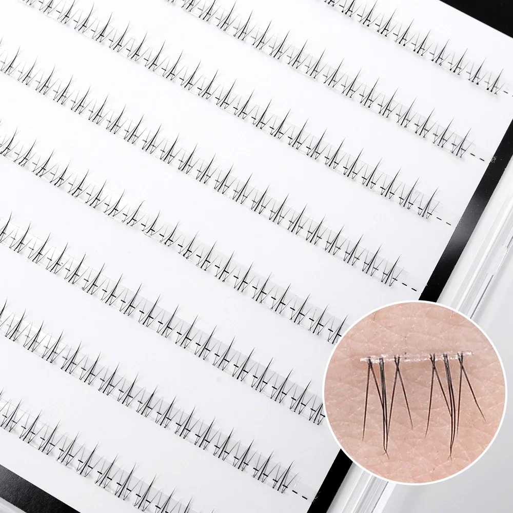 Manga dolne rzęsy 8/10 rzędów wróżka sztuczne rzęsy segmentowane naturalne pod rzęs dolne rzęsy makijaż narzędzie do makijażu rzęs