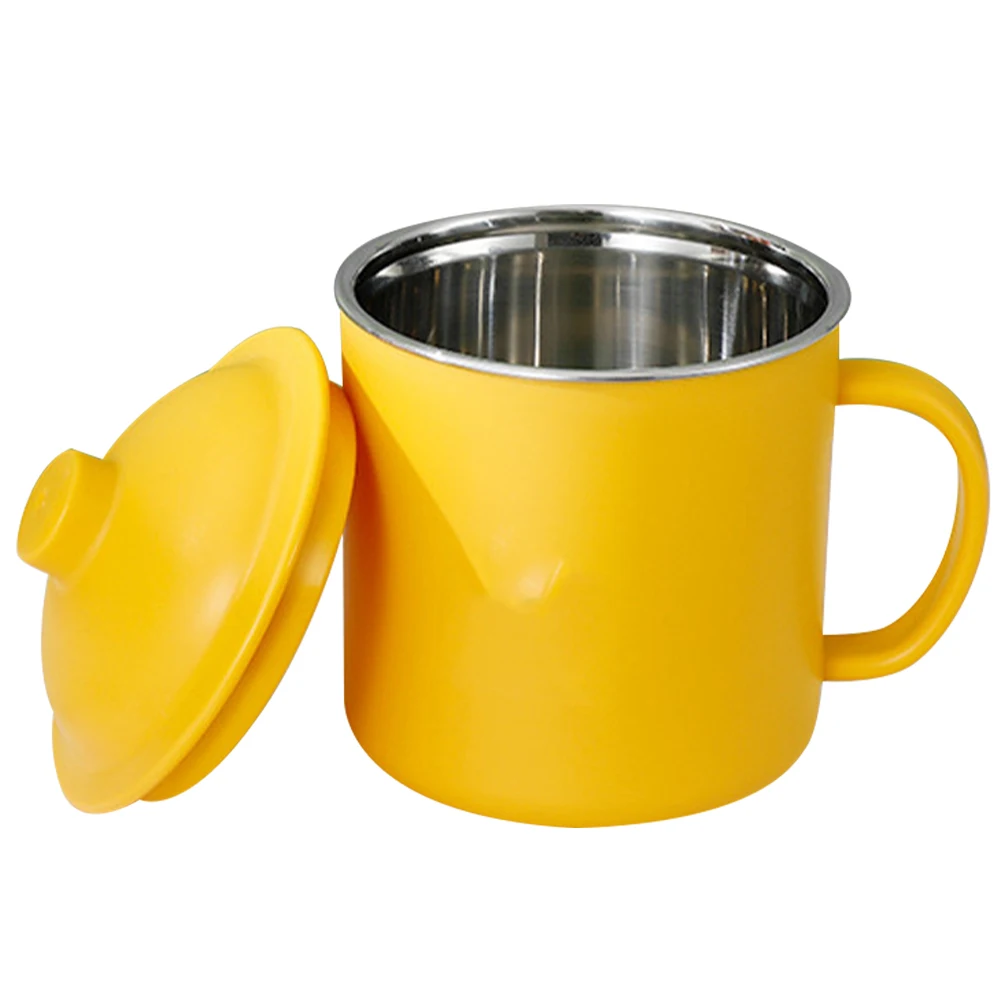 

Stainless Steel Milk Coffee Mug Wear-Resistant Household Water Cup Home Supply Desktop Smooth Easy Clean Multi-Function