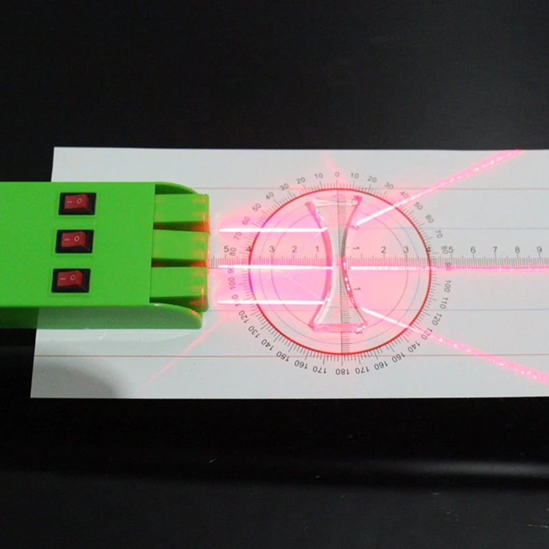 Herramienta experimento óptica física con fuente láser canales para estudiantes jóvenes