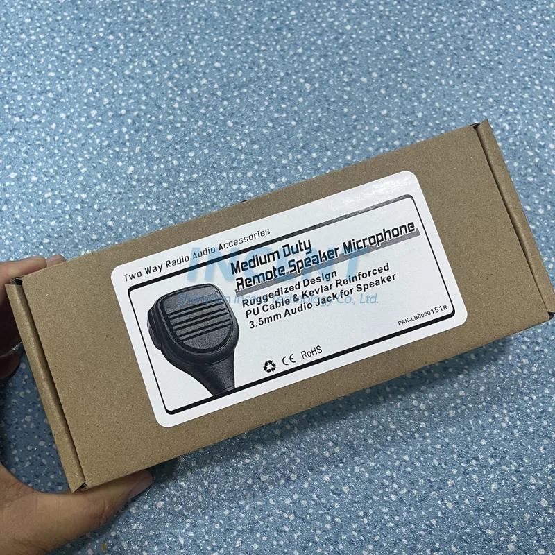 مكبر صوت للميكروفون المحمول لملحقات راديو EADS TETRA AIRBUS THR9 THR9i TH9