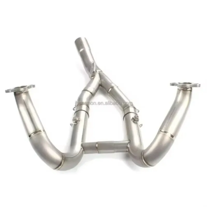 Forged Exhaust System For MotorcycleModified Titanium Alloy Motorcycle Exhaust For R1200 GSHigh-Performance Full-Size Custom