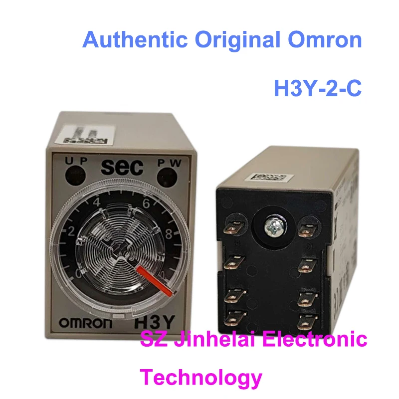 New Original Omron Time Relay Micro Timer compatible with MY relay H3Y-2-C H3Y-4-C 24VDC 220VAC 1S 5S 10S 30S 60S 3M 30M