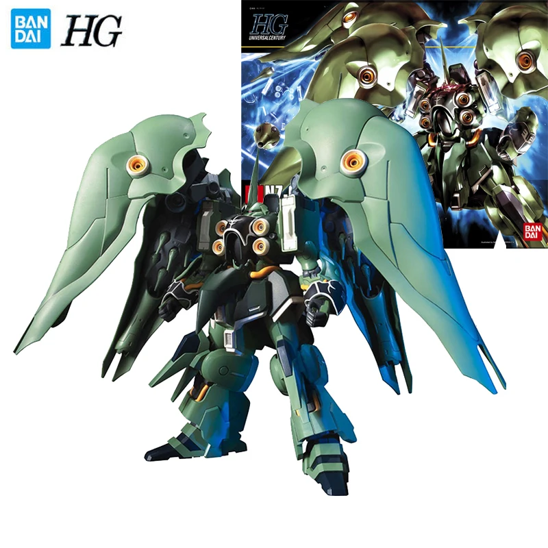 

Bandai Genuine Gundam Model Garage Kit HGUC Series 1/144 NZ-666 Kshatriya Gundam Anime Action Figure Toys for Boys Collectible