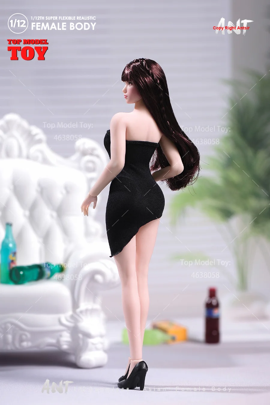 N306 1/12 Fitness Editie Lichaam Grote Borst Afneembare Voeten Bleke/Zonnebrand Huid Hoogte 14.5 cm Vrouwelijke Soldaat Action Figure poppen Speelgoed