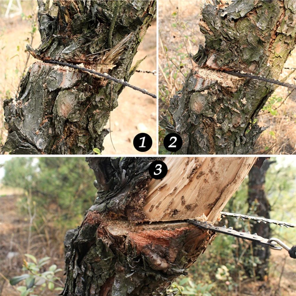 

Outdoor Logging Saw Pocket Chainsaw Tools Emergency for Wire Camping Hand Plastic