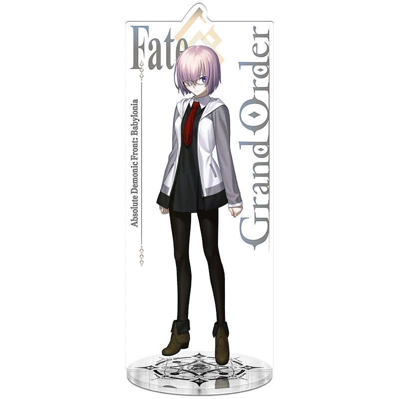 FGO Game Fate Grand Order Acrylic Stand Model Cosplay Characters Desktop model stand Ornament Goods Collection Gifts 15cm