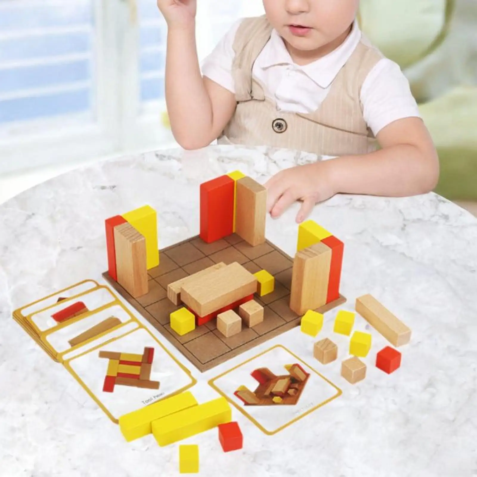 Wooden Blocks for Early Learning and Activities for Children