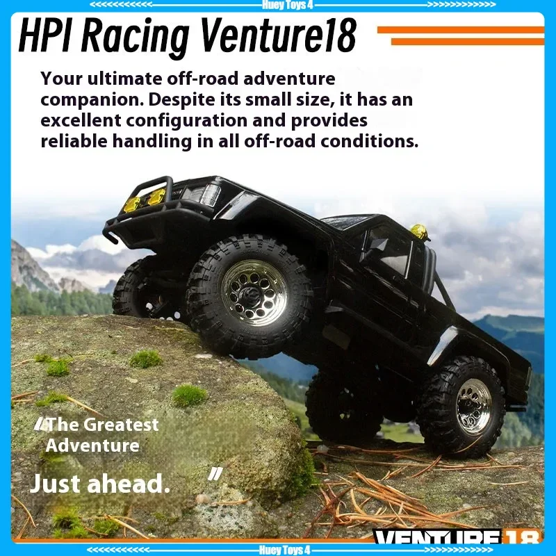 Hpi 1/18 Venture télécommande brossée/sans balais Simulation Hilux Sr5 4wd véhicule d'escalade tout-terrain jouet pour enfants cadeau