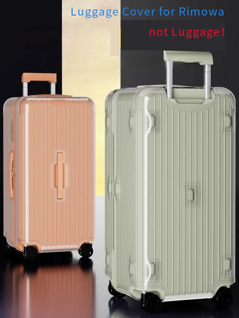 Clear Protective Cover Applicable For Rimowa Suitcase Transparent Trunk Plus 31 33 Inch Rimowa Luggage Essential Cover