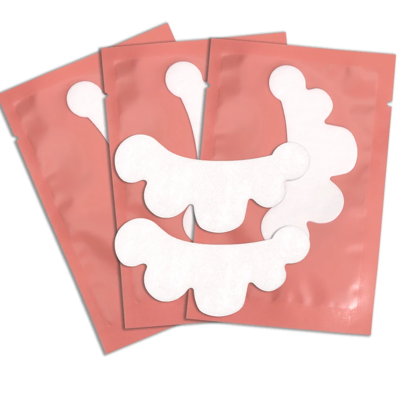 Almofadas para cílios em forma de nuvem, 50 pares, enxertadas, hidrogel, gel, sob almofadas para extensão de cílios, adesivo, ferramenta de maquiagem