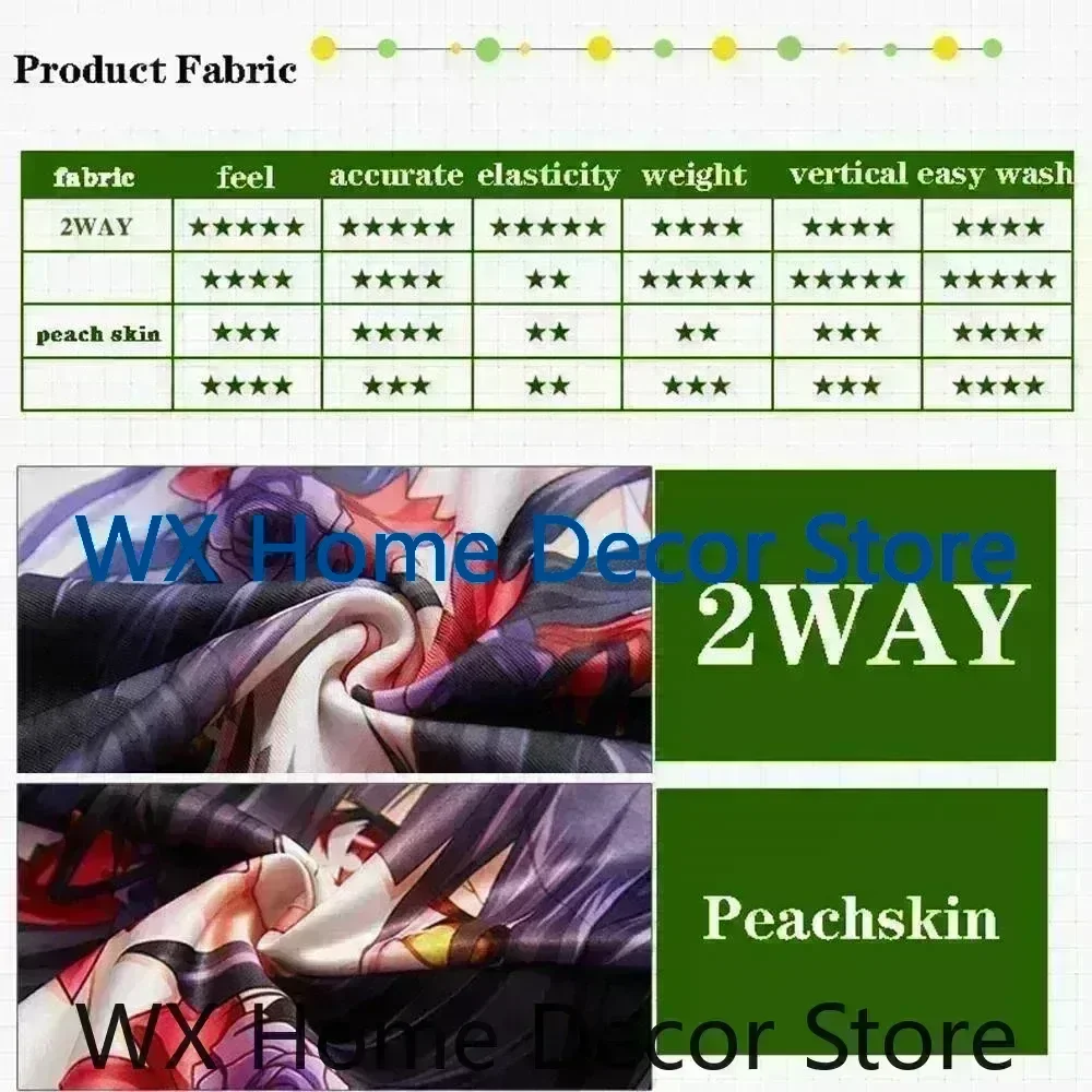 أنيمي جينشين تأثير Kaedehara Kazuha على الوجهين طباعة هينغ الجسم المخدة Otaku تأثيري غطاء وسادة #4