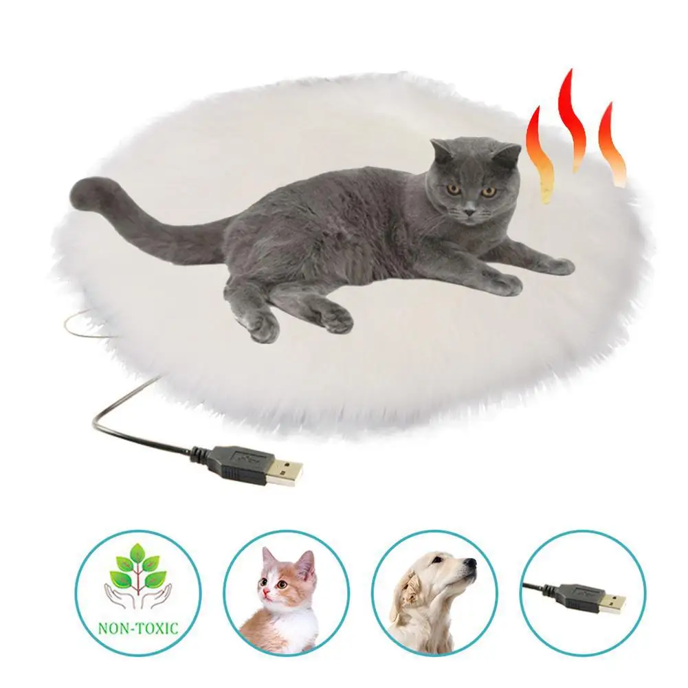 Winter Pet Heating Pad Waterproof Anti-scratch Constant Temperature Electric Blanket Cat Bed Mattress Cushion for Dogs Cats