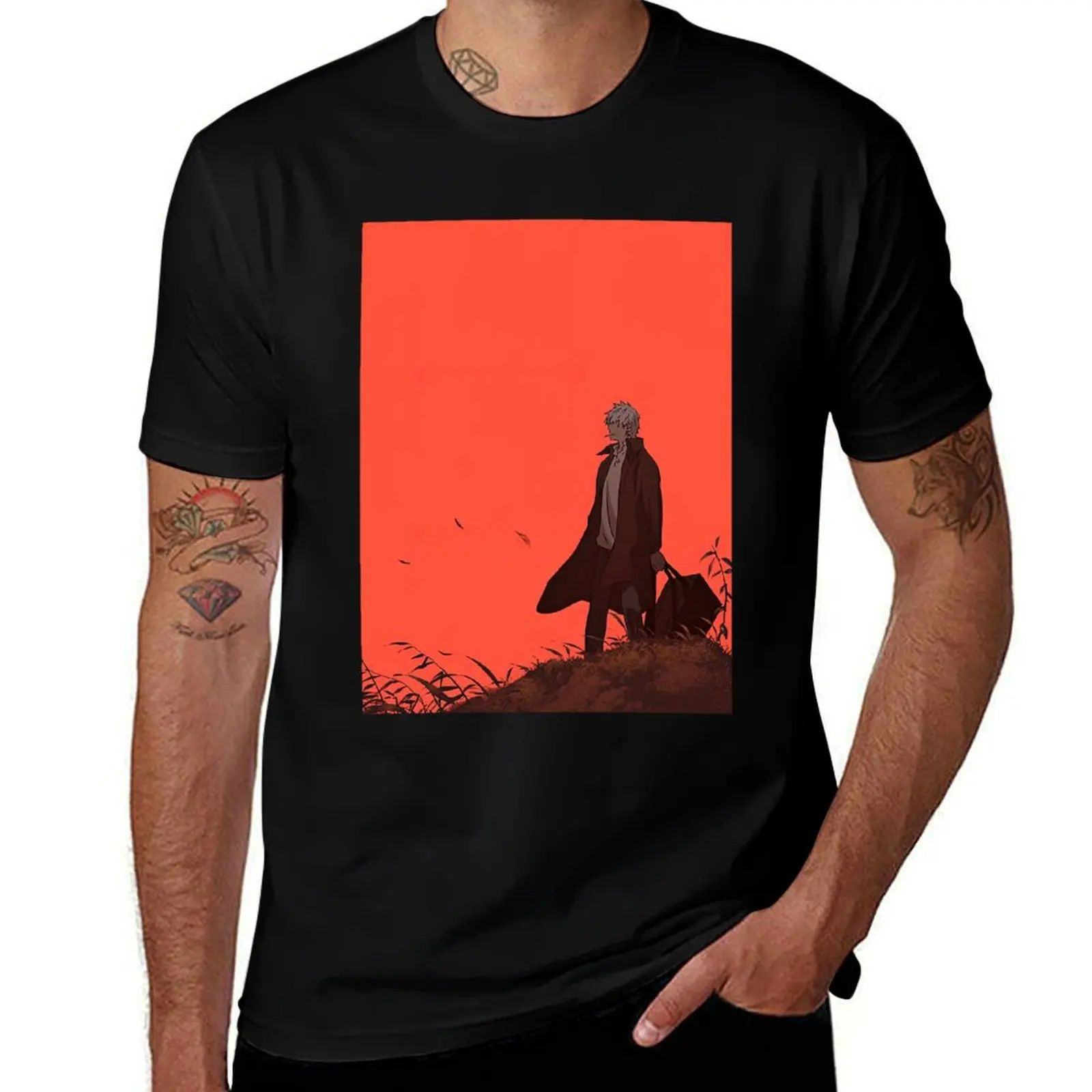 

Day Gifts Japanese Mushishi Manga Gift For Halloween T-Shirt boys animal print T-shirts man men t shirts high quality