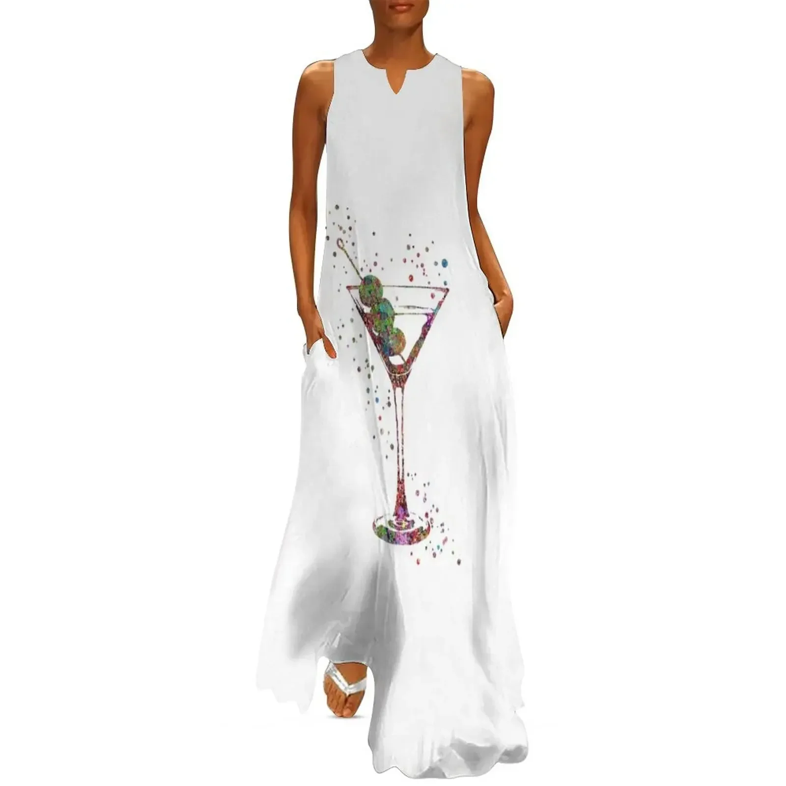

Glass of Martini Long Dress dress for women summer dresses summer woman 2025 dresses women summer 2025 Dress