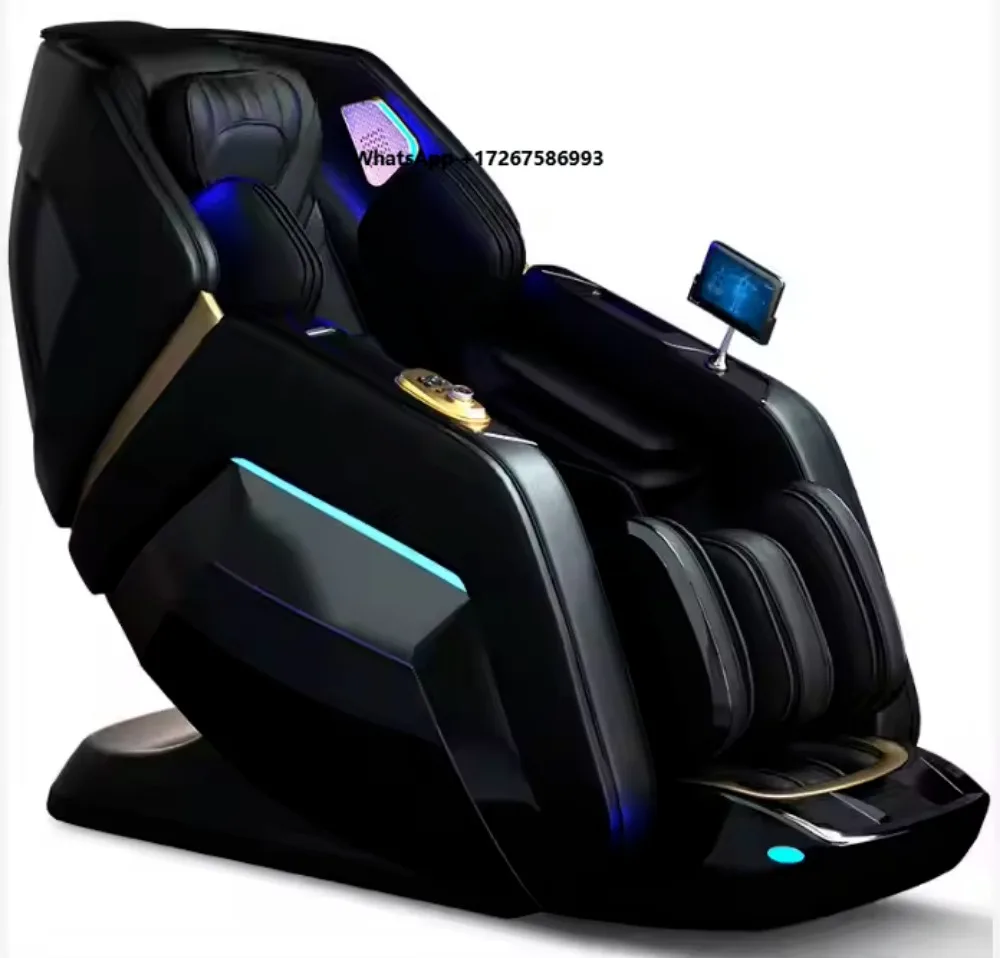 2025  Best New SL Rail 3D 4D Luxury Zero Gravity  Massager with Electric Adjustable Recliner SPA Full Body Shiatsu Massage Chair