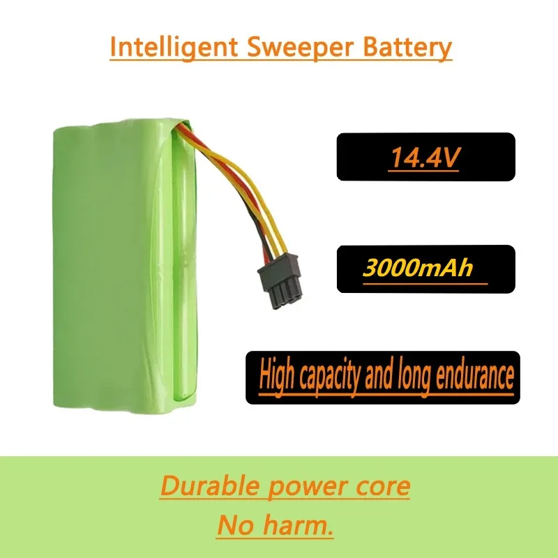 Intelligent 14.4V Lithium Rechargebal Battery For Midea Sweeping Machine Ecovacs Deebot Deepoo X600 ZN605 ZN606 ZN609 Battery