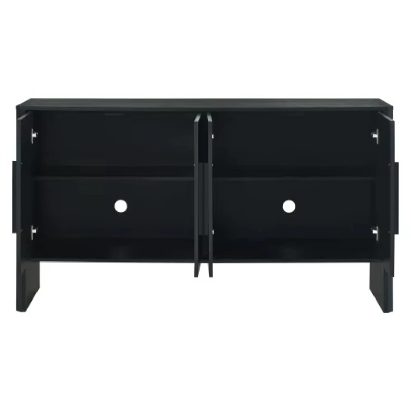 

Vintage Side Cabinet Large 4 Door Storage Vintage Style Sideboard