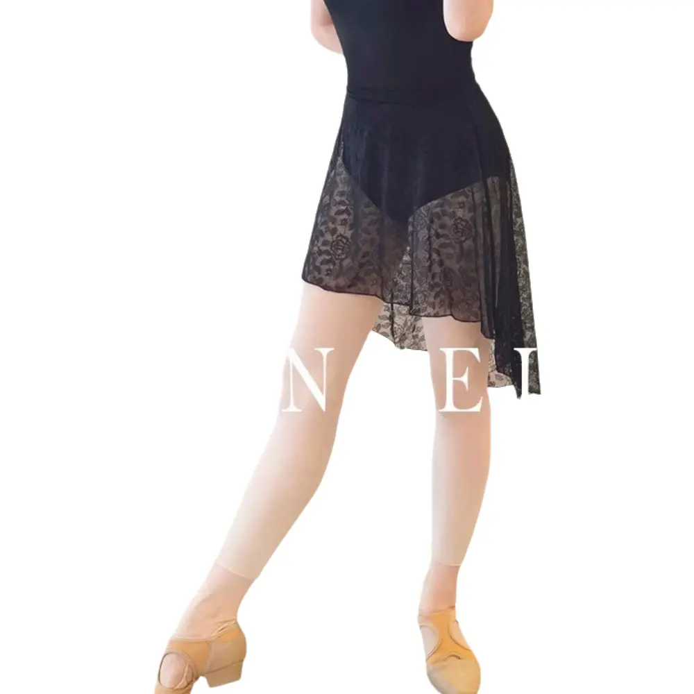 

Ballet Short Skirt Lace Wrap Hip Pullover Head Skirt Women's Dance Gymnastics Practice Skirt Adult Lyrical Skirt